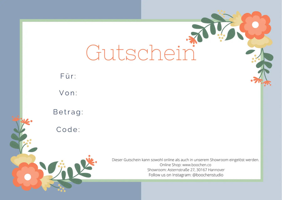 boochen Giftcard - gift card