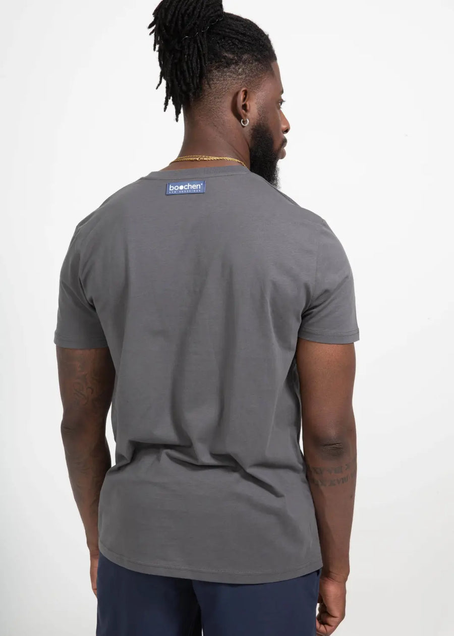 boochen sustainable t-shirts Anthracite yogawear unisex