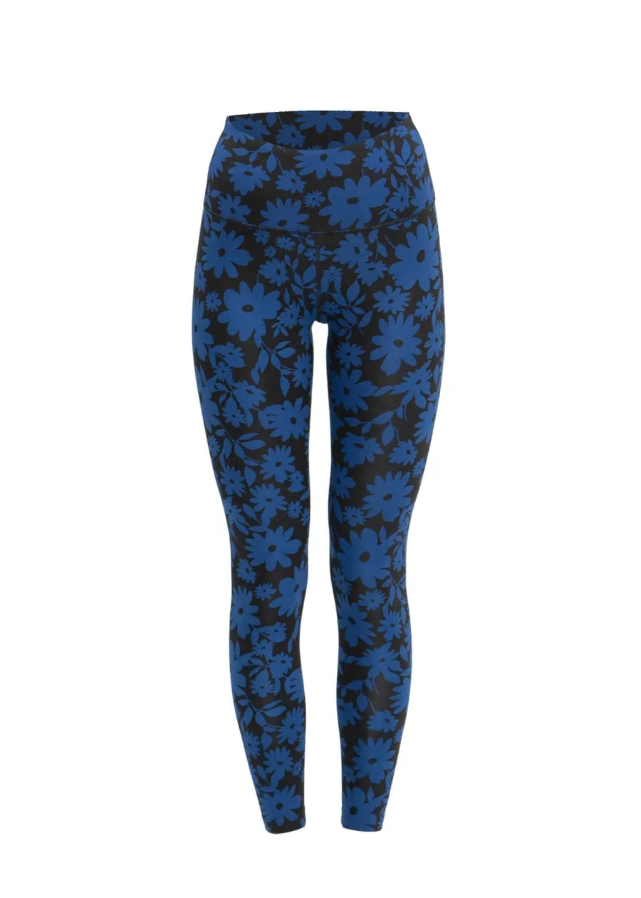 Surf & Yoga Leggings in Dark Moonflower - Leggings